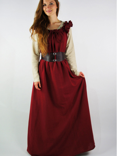 Trollfelsen Mittelalter Kleid Leo Carbone Clara rot5